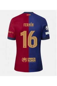 Barcelona Fermin Lopez #16 Voetbaltruitje Thuis tenue 2024-25 Korte Mouw